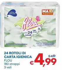 Flou - 24 Rotoli Di Carta Igienica