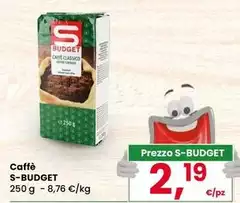 S budget - Caffè