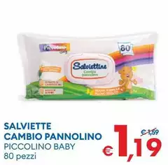 Piccolino Baby - Salviette Cambio Pannolino 