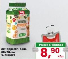 S budget - 30 Tappettini Cane 60x90 Cm
