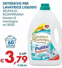 Spuma Di Sciampagna - Detersivo Per Lavatrice Liquido
