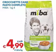 Miba - Crocchette Cane Pasto Completo