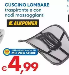 Alkpower - Cuscino Lombare