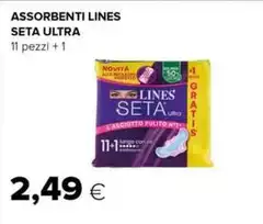 Lines - Assorbenti Seta Ultra