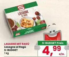 S budget - Lasagne Al Ragù S budget - Lasagne Al Ragù
