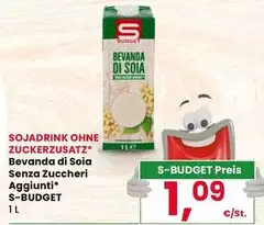 S budget - Bevanda Di Soia Senza Zuccheri Aggiunti S budget - Bevanda Di Soia Senza Zuccheri Aggiunti