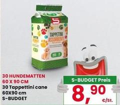 S budget - 30 Tappetini Cane 60x90 Cm