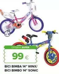 Bimbo - Bici Bimba 14" Winx/ Bici  14" Sonic