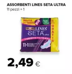 Lines - Assorbenti Seta Ultra