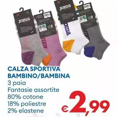 Joma Sport - Calza Sportiva Bambino/Bambina