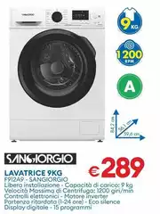 San Giorgio - Lavatrice 9Kg F912A9