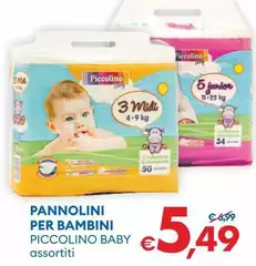 Piccolino Baby - Pannolini Per Bambini