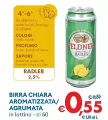 Birra Chiara Aromatizzata/Agrumata