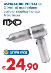 Mxd - Aspiratore Portatile