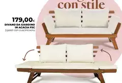 Acacia - Divano Da Giardino In