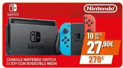 Nintendo - Console Switch 1.1 Joy-con Rosso/Blu Neon
