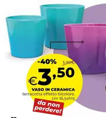 Vaso In Ceramica