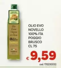 Olio Evo Novello 100% Ita Poggio Brusco