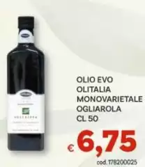 Olitalia - Olio Evo  Monovarietale Ogliarola