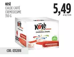 Kosè - Cialde Caffè Cremosissime