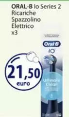 Oral b - Io Series 2 Ricariche Spazzolino Elettrico X3