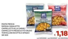 Cappelletti - Pasta Fresca Ripiena Canaletto Ciappelletti Alla Carne/ Prosciutto Crudo Tortelloni Ricotta E Spinaci