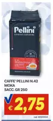 Pellini - Caffe' N.42 Moka Sacc. Gr. 250