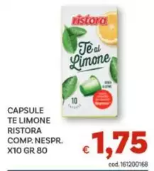 Ristora - Capsule Te Limone