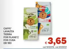 Lavazza - Caffe'  Tierra For Planet/ For Cuba