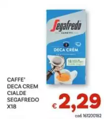 Caffè motta - Deca Crem Cialde Segafredo