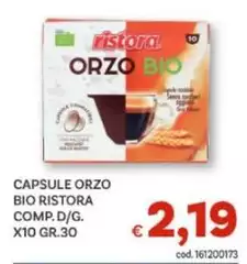 Orzo crem - Capsule Bio Ristora