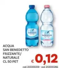 San Benedetto - Acqua Frizzante/Naturale