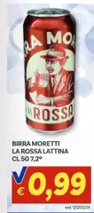 Moretti - Birra La Rossa Lattina