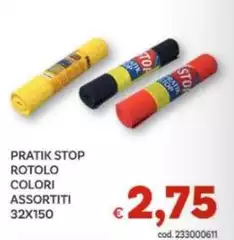 Stop - Pratik  Rotolo Colori Assortiti