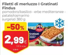 Findus - Filetti Di Merluzzo I Gratinati