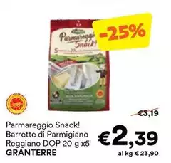 Parmareggio -  Snack! Barrette Di Parmigiano Reggiano DOP