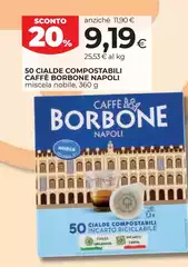 Caffe borbone - 50 Cialde Compostabili Caffe