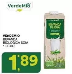 Verde mio - Bevanda Biologica Soia