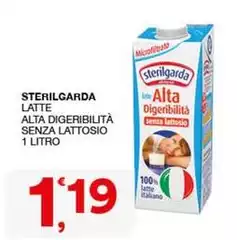 Sterilgarda - Latte Alta Digeribilità Senza Lattosio