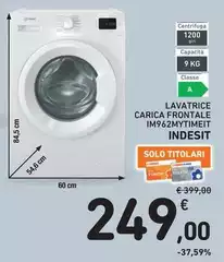 Indesit - Lavatrice Carica Frontale IM962MYTIMÉIT