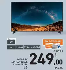 LG - Smart Tv 43" Nanocell 43NAN082T6