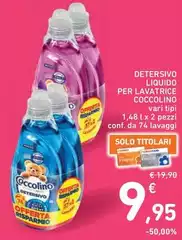 Coccolino - Detersivo Liquido Per Lavatrice