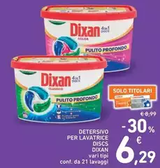Dixan - Detersivo Per Lavatrice Discs