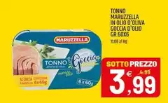 Maruzzella - Tonno  In Olio D'Oliva Goccia D'Olio