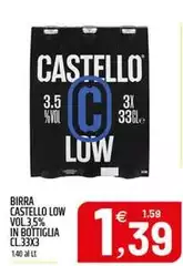 Castello - Birra  Low Vol.3.55% In Botiiglia