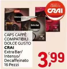 Crai - Caps Caffè Compatibili Dolce Gusto