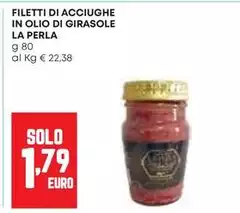 Perla - Filetti Di Acciughe In Olio Di Girasole