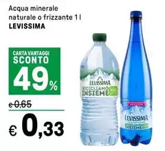 Levissima - Acqua Minerale Naturale O Frizzante