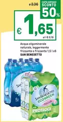 San Benedetto - Acqua Oligominerale Naturale, Leggermente Frizzante O Frizzante