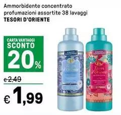 Tesori d’oriente - Ammorbidente Concentrato Profumazioni Assortite
